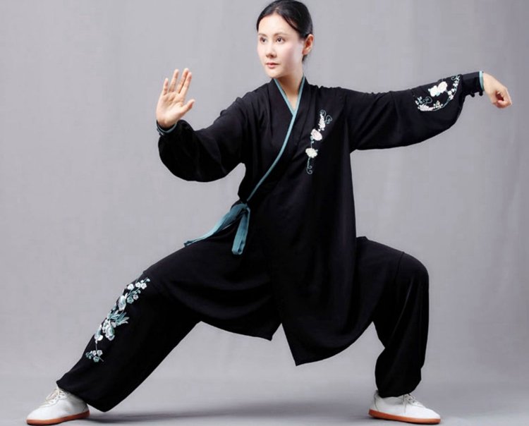 Elegant Hanfu Style Kung Fu Suit Women