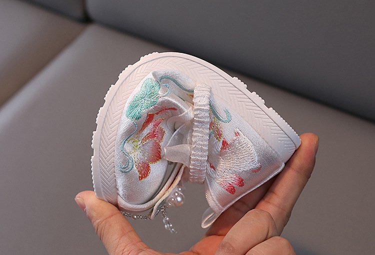 Embroidered Flower Shoes Handmade Hanfu Shoes