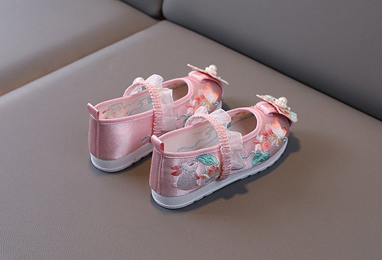 Embroidered Flower Shoes Handmade Hanfu Shoes