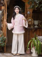 Embroidered Winter Hanfu Coat Women - Image 3