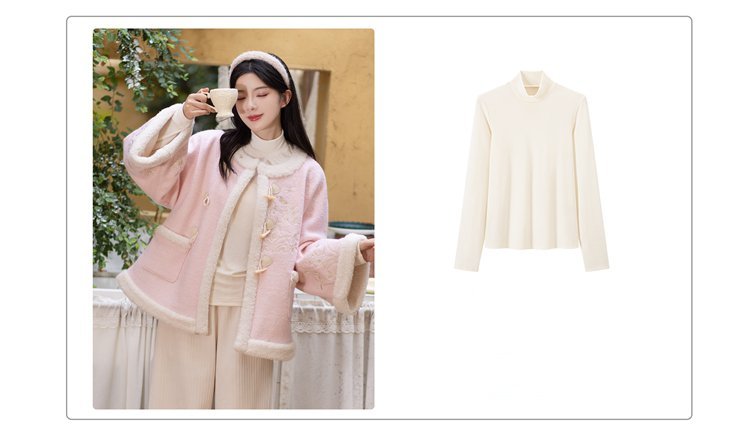 Embroidered Winter Hanfu Coat Women