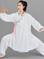 Embroidery Tai Chi Fu Clothing Women Performance Suit - Image 2