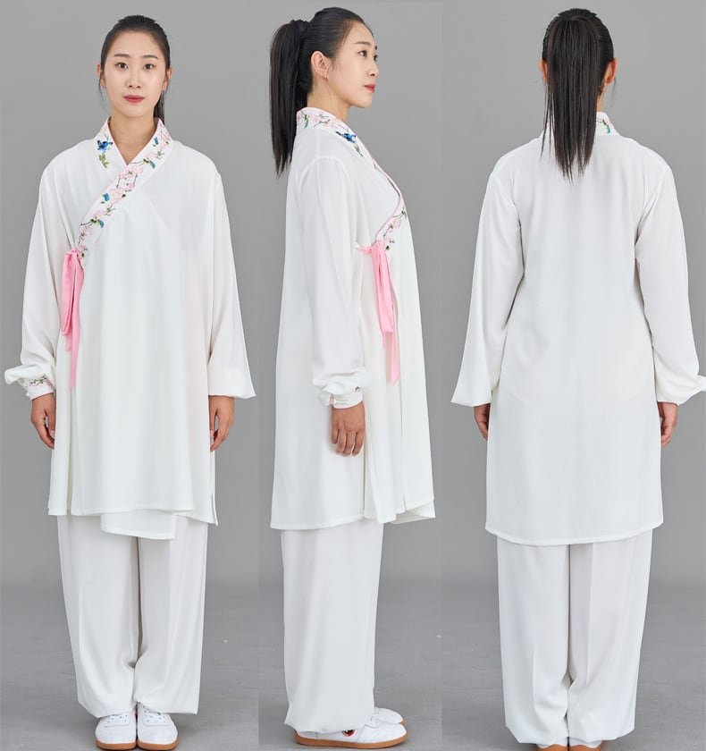 Embroidery Tai Chi Fu Clothing Women Performance Suit