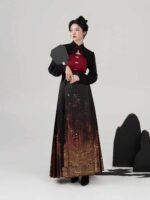 Fashion Dress Women Black Modern Hanfu - Image 2
