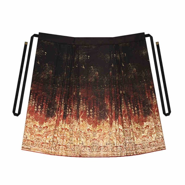 Fashion Dress Women Black Modern Hanfu