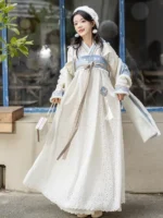 Fashion Hanfu White Women Hanfu Winter