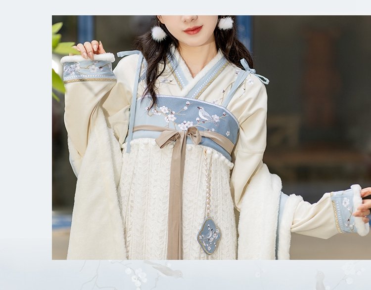 Fashion Hanfu White Women Hanfu Winter