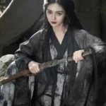 Female Chinese Traditional Dress Ancient Black Hanfu