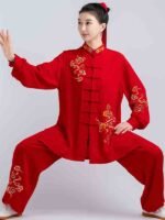 Kung Fu Costume Tai Chi Suit For Women Men - Image 2