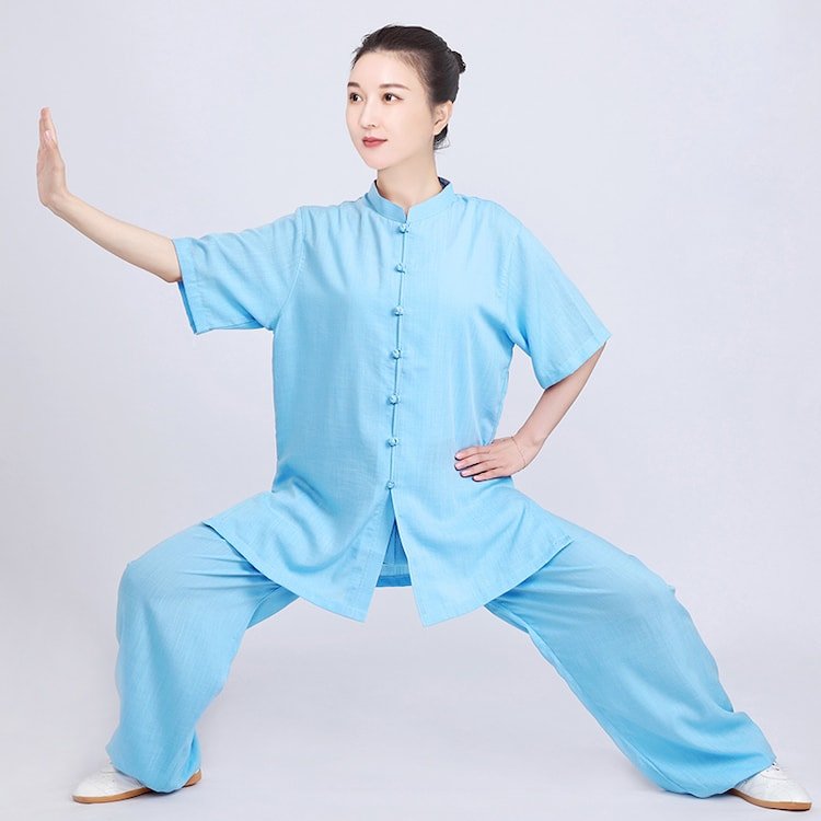 Kung Fu Outfit Women Linen Tai Chi Clothing