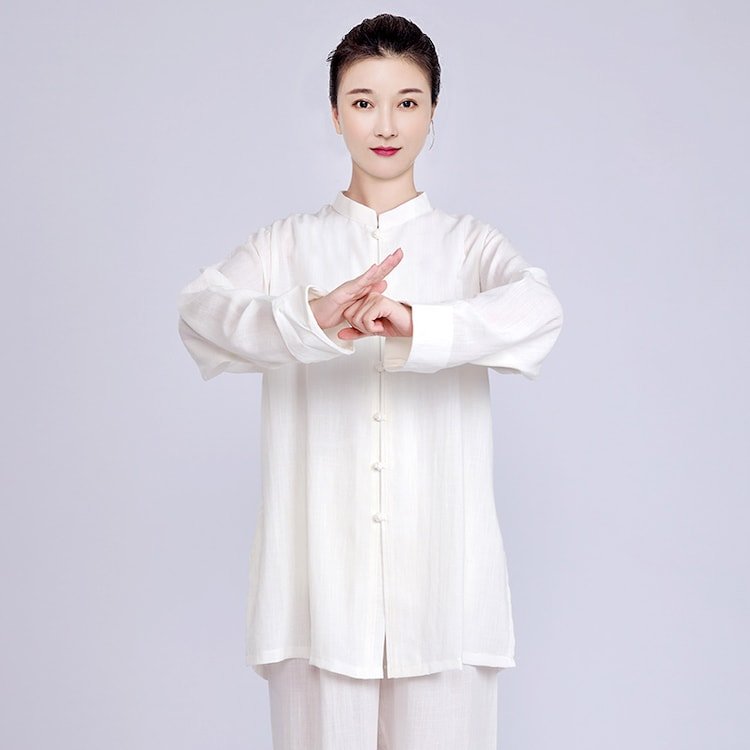 Kung Fu Outfit Women Linen Tai Chi Clothing