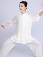 Kung Fu Outfit Women Linen Tai Chi Clothing - Image 4