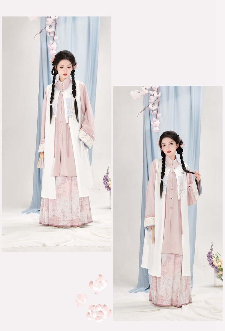 Ming Dynasty Clothing Fashion Hanfu Dress Women