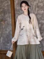 Ming Style Dress Women Modern Hanfu - Image 2