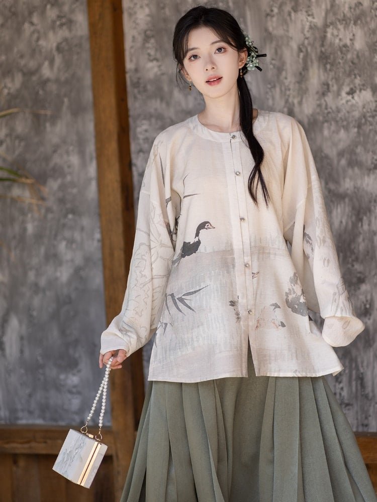 Ming Style Dress Women Modern Hanfu