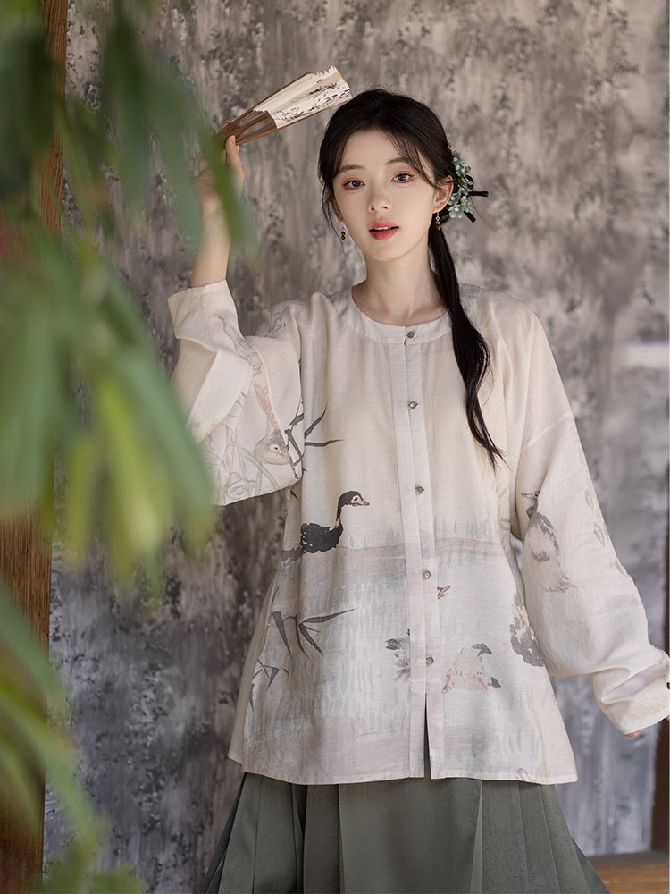 Ming Style Dress Women Modern Hanfu