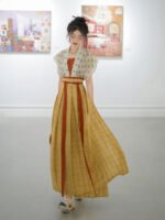 Modern Printed Hanfu Daily Hanfu Dress - Image 4