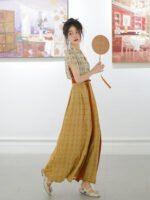 Modern Printed Hanfu Daily Hanfu Dress - Image 5