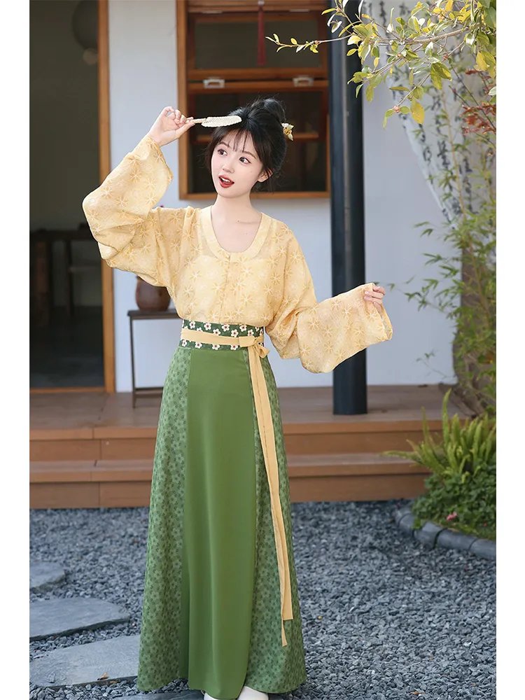 Spring Hanfu Tang Dynasty Clothing