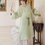 Summer Hanfu Elegant Embroidered Hanfu Set