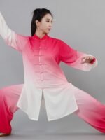 Tai Chi Outfit for Men Women Gradient Training Suit - Image 3