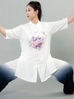 Tai Chi Performance Costume Women Summer Outfit - Image 3