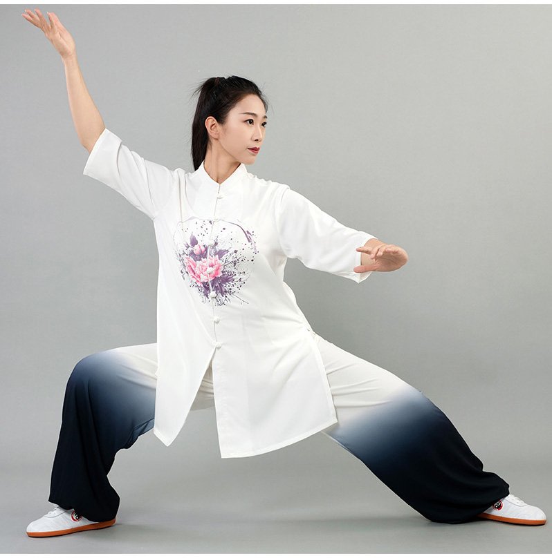 Tai Chi Performance Costume Women Summer Outfit