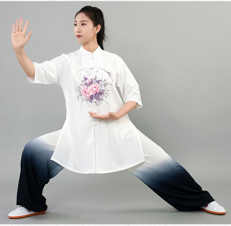 Tai Chi Performance Costume Women Summer Outfit
