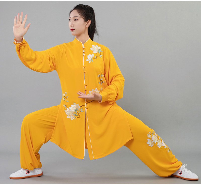 Tai Chi Set Women Embroidered Performance Suit