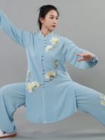 Tai Chi Set Women Embroidered Performance Suit - Image 4