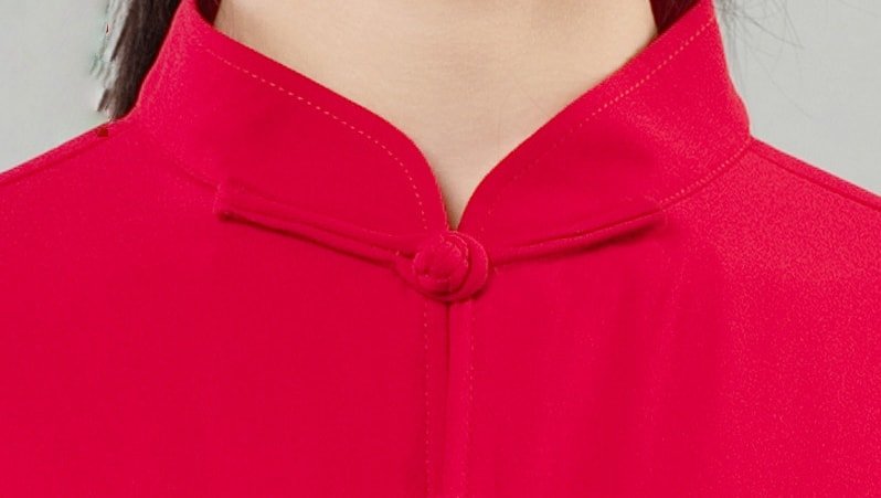 Tai Chi Training Suit Red Linen Martial Arts Uniform