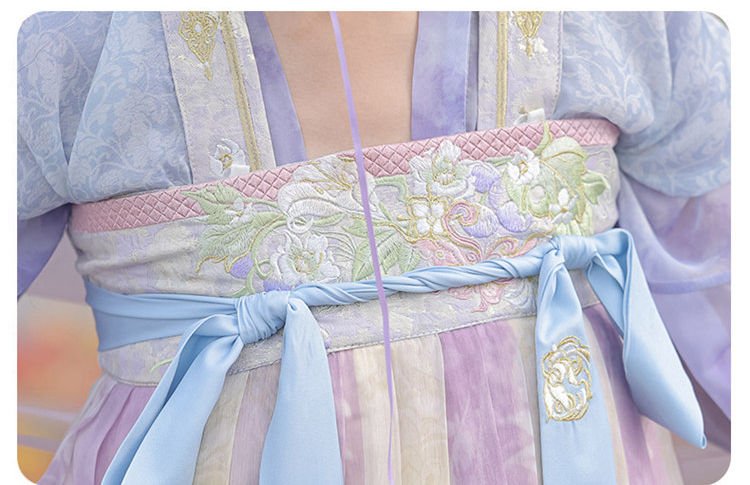 Tang Style Princess Hanfu Dress with Embroidery