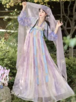 Tang Style Princess Hanfu Dress with Embroidery - Image 2