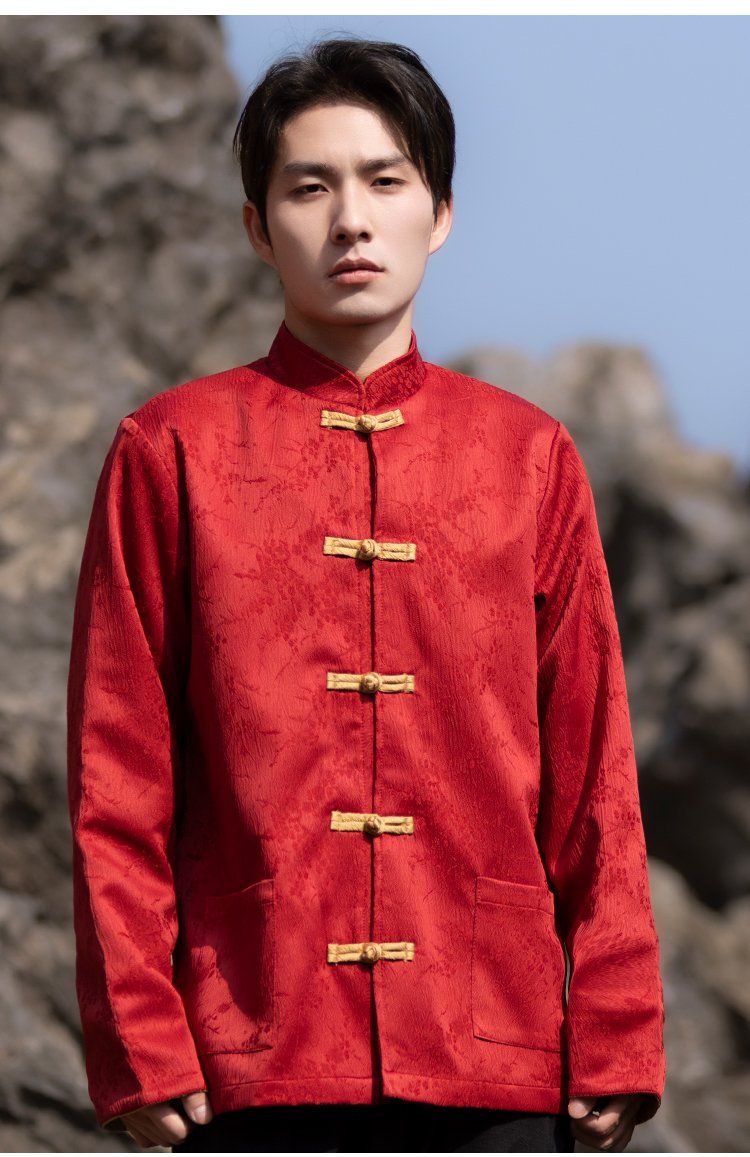 Tang Suit Chinese Style Loose Jacket Men
