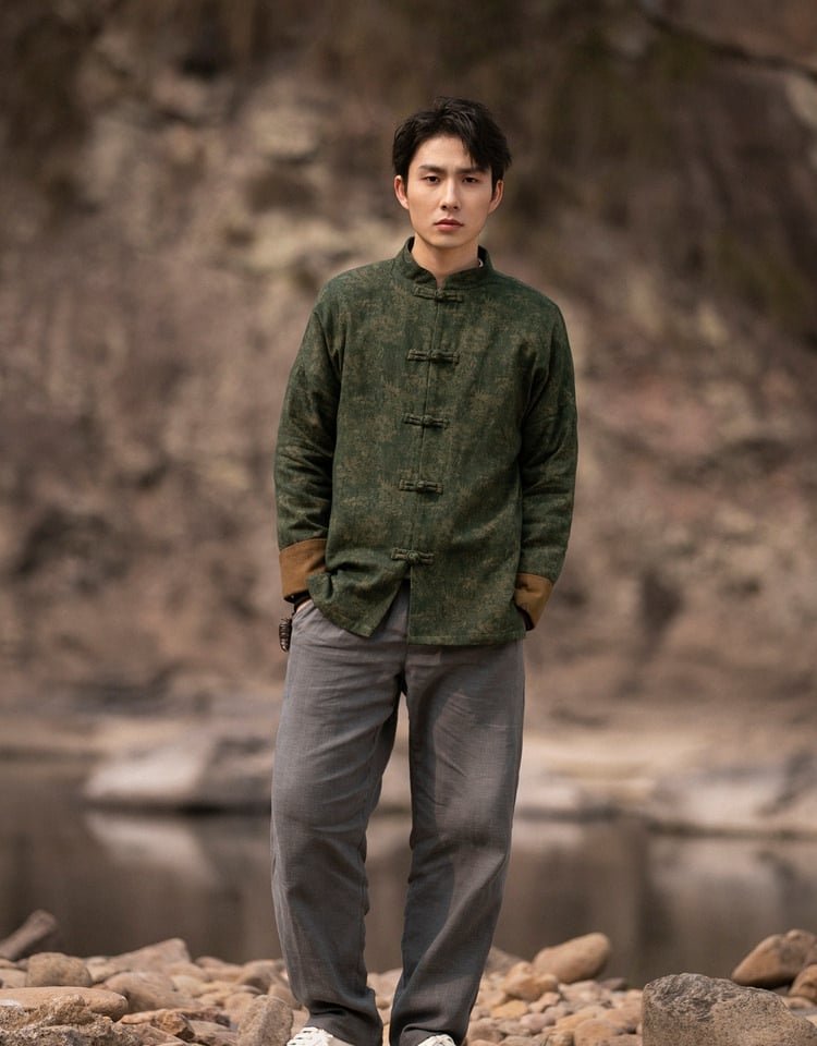 Traditional Chinese Jacket Tang Style Men's Jacket
