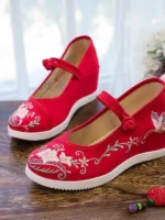 Traditional Chinese Shoes Hanfu Embroidered Shoes - Image 2
