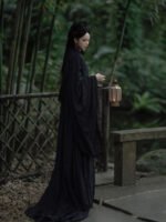 Traditional Hanfu Dress Female Black Chinese Clothing - Image 3