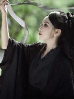 Traditional Hanfu Dress Female Black Chinese Clothing - Image 4