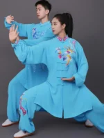 Traditional Kung Fu Uniform, Embroidered Tai Chi Suit