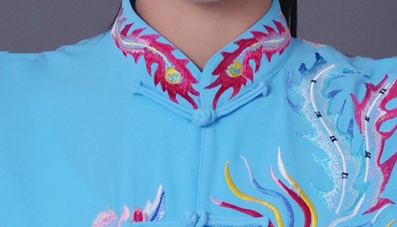 Traditional Kung Fu Uniform, Embroidered Tai Chi Suit