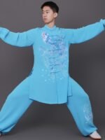 Traditional Kung Fu Uniform, Embroidered Tai Chi Suit - Image 2