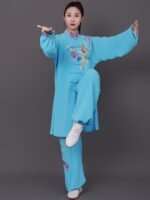 Traditional Kung Fu Uniform, Embroidered Tai Chi Suit - Image 3