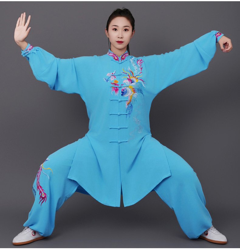 Traditional Kung Fu Uniform, Embroidered Tai Chi Suit