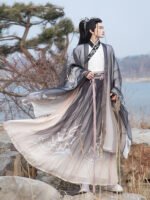 Traditional Male Hanfu Jin Dynasty Style Hanfu Outfit - Image 3