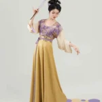 Women Hanfu Clothing Tang Dynasty Dunhuang Style Dress