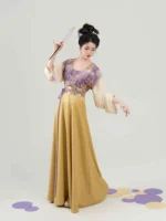 Women Hanfu Clothing Tang Dynasty Dunhuang Style Dress