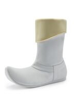 Ancient Chinese White Canvas Boots for Men – Flat Sole Hanfu Footwear for Festivals & Cosplay - Image 6