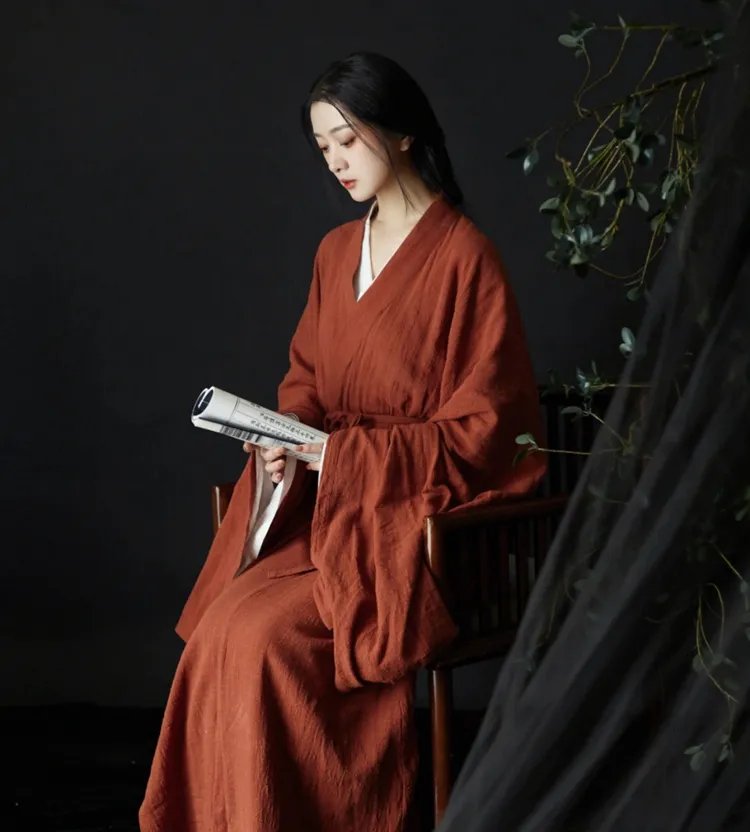 Red Hanfu Dress Women