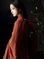 Wei Jin Style Red Hanfu Dress Women - Image 4