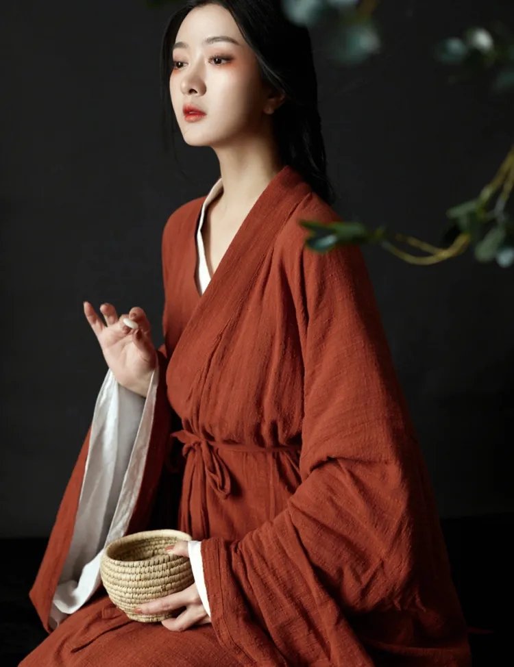 Red Hanfu Dress Women
